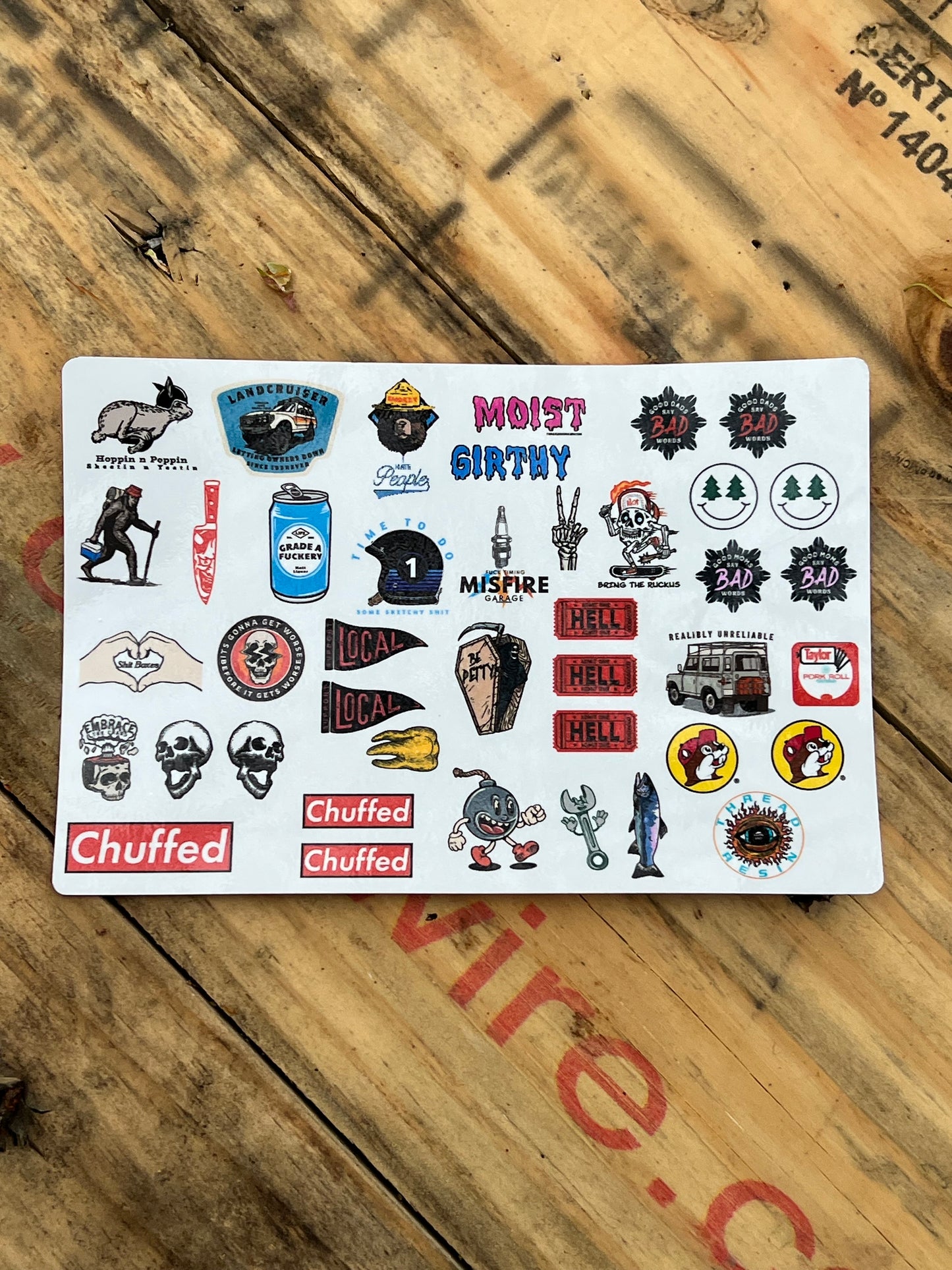 Rc sticker sheet