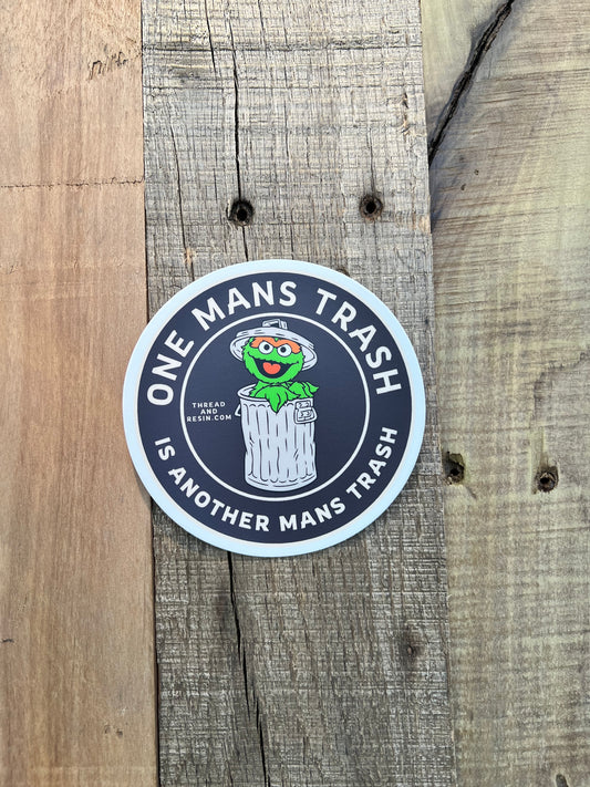 Trash sticker