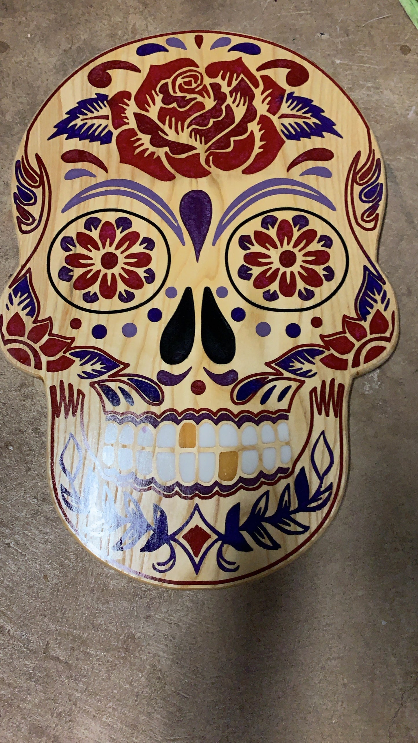 Sugar Skull - Thread & Resin