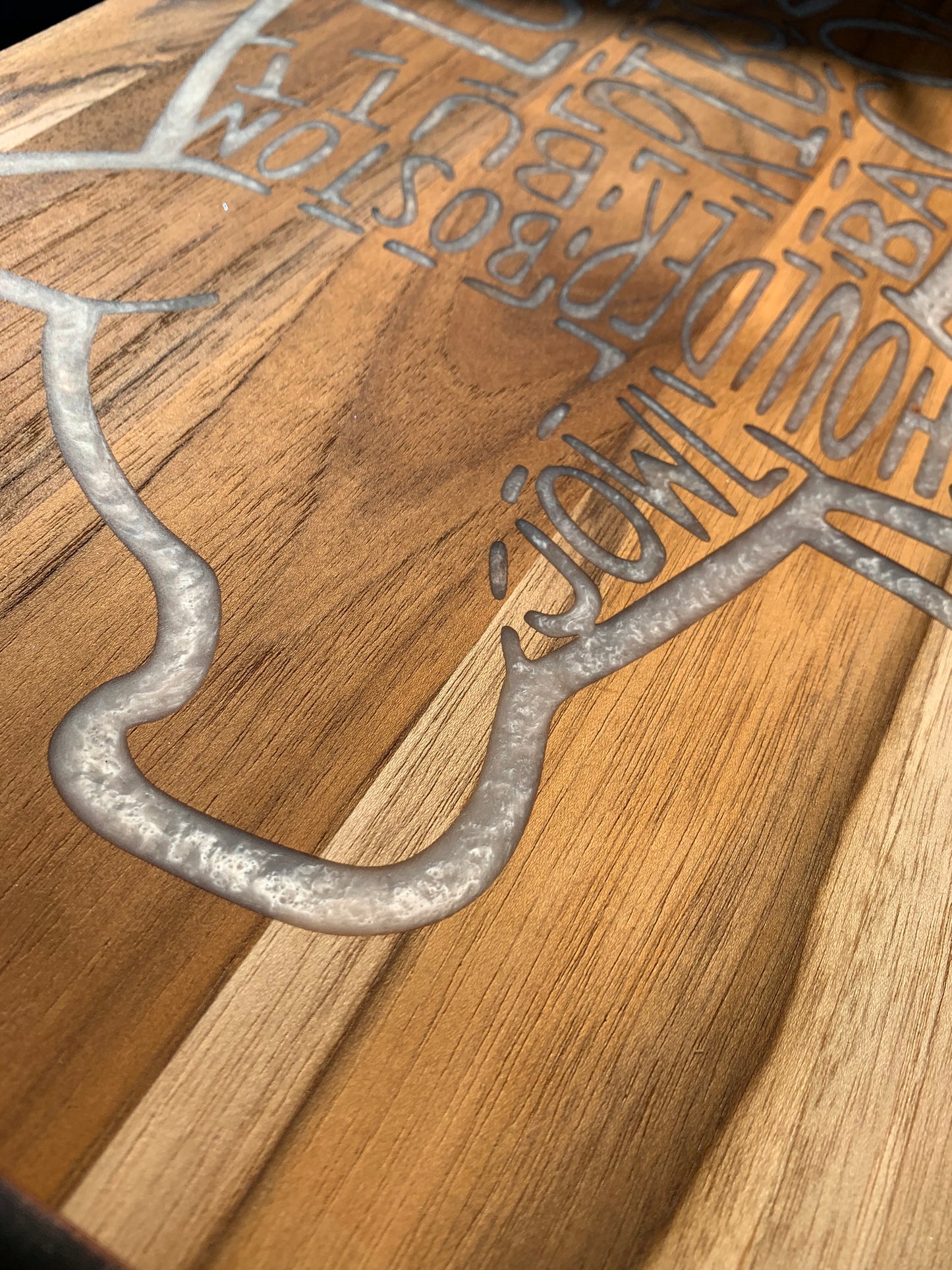 Pork Butcher Tray - Thread & Resin