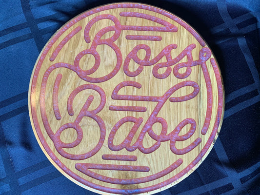 Boss Babe - Thread & Resin