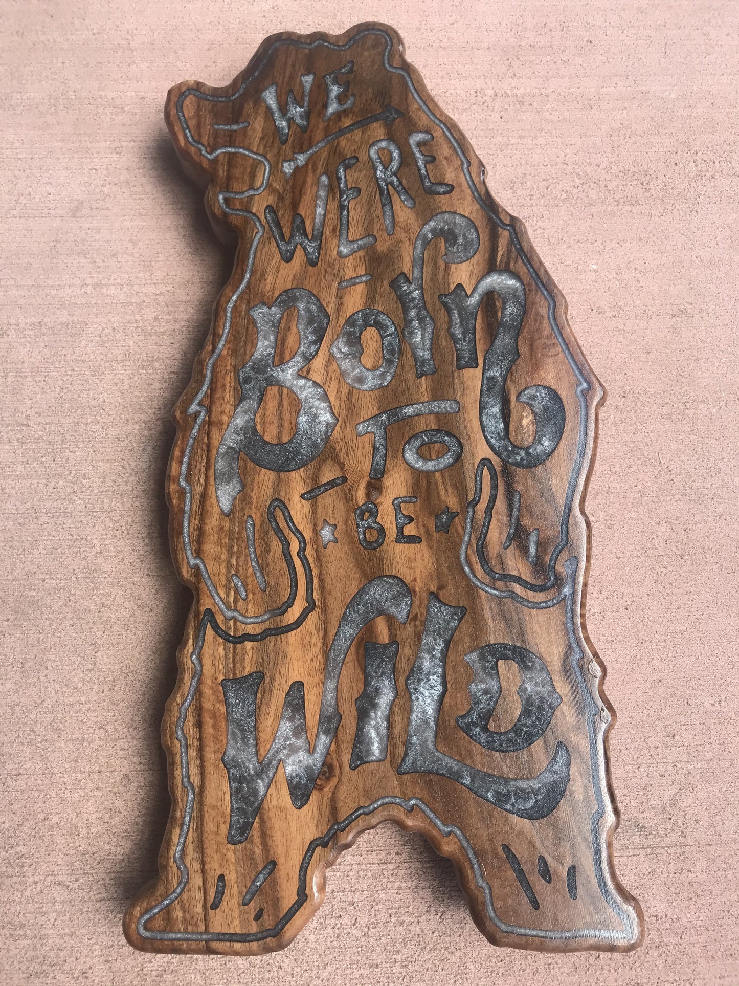 Born To Be Wild - Thread & Resin