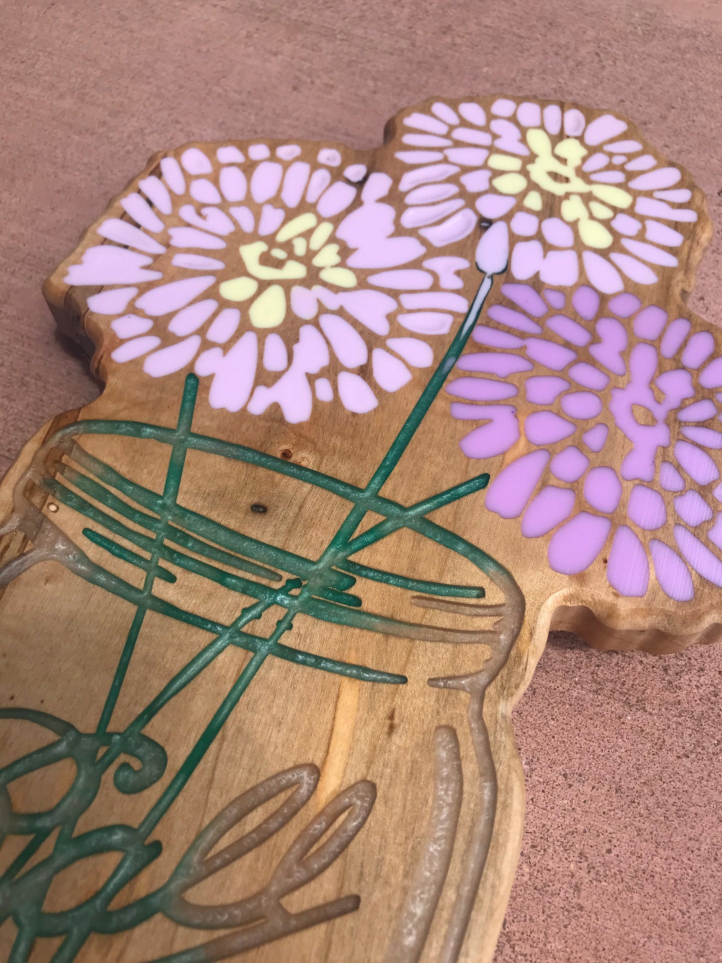 Mason Jar - Thread & Resin