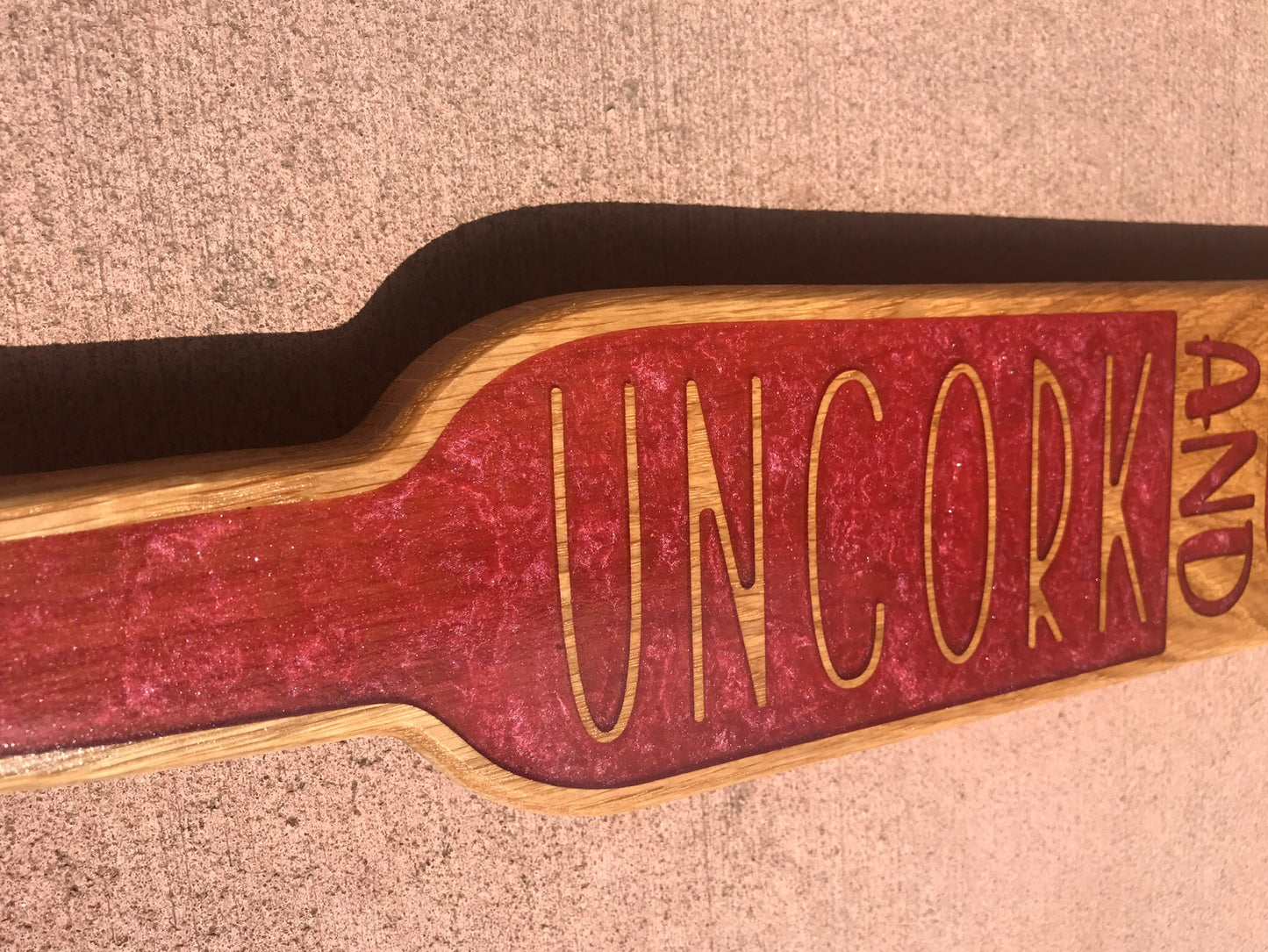 Uncork and Unwind - Thread & Resin