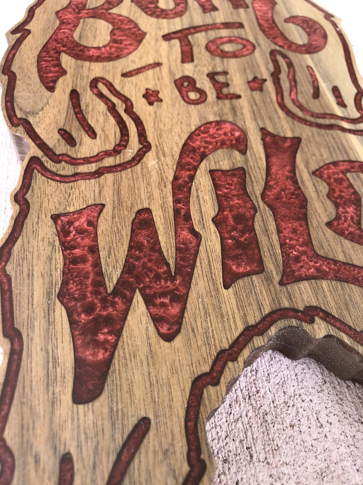 Born To Be Wild - Thread & Resin