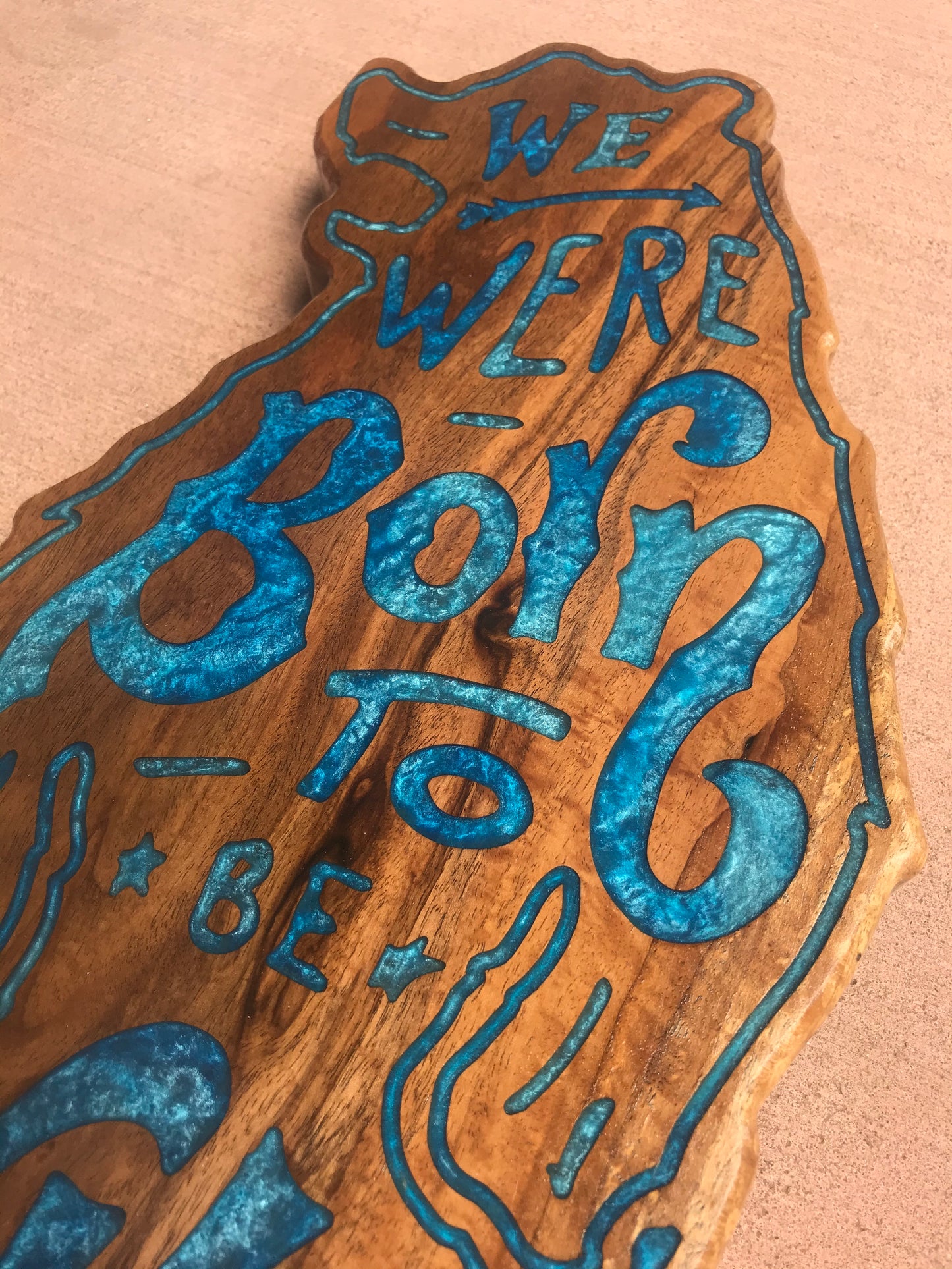 Born To Be Wild - Thread & Resin