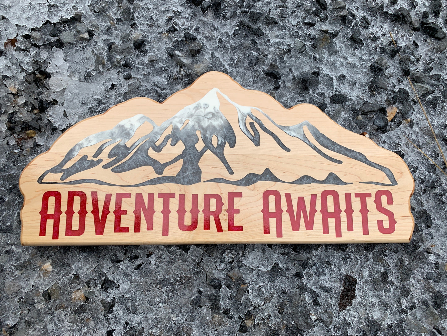 Posters, Prints, & Visual Artwork Adventure Awaits - Thread & Resin