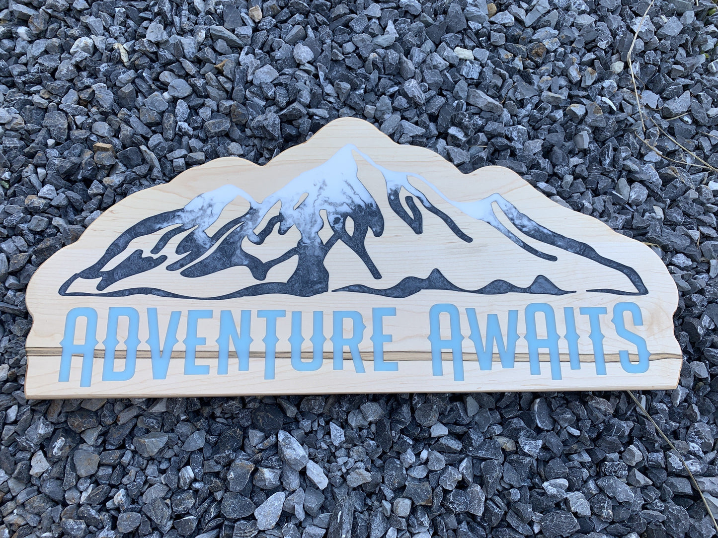 Posters, Prints, & Visual Artwork Adventure Awaits - Thread & Resin