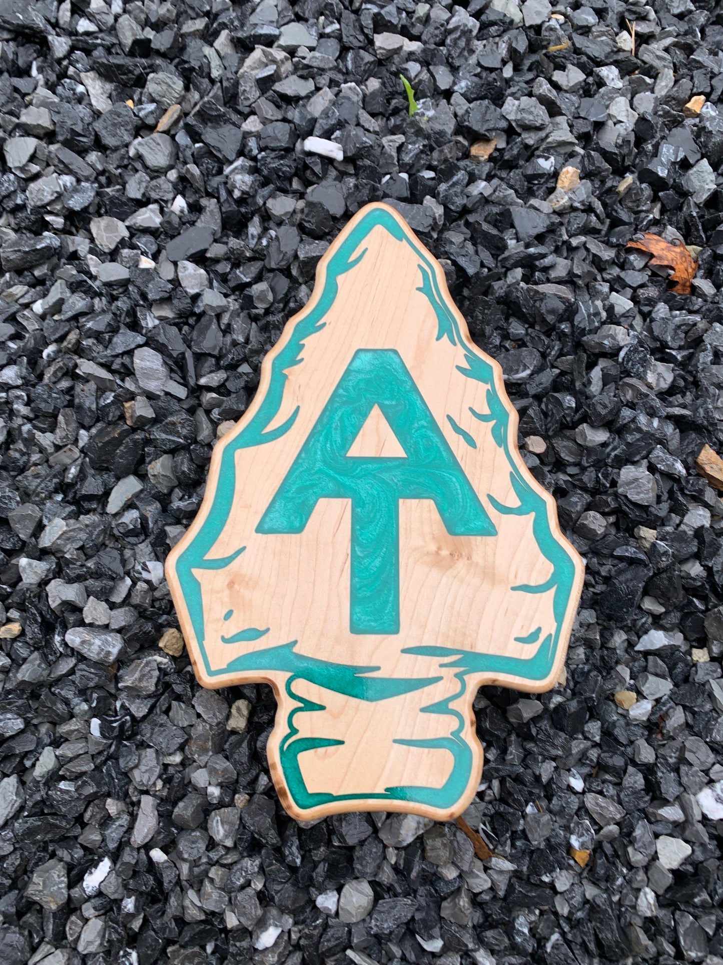 Posters, Prints, & Visual Artwork Appalachian Trail Arrow head - Thread & Resin