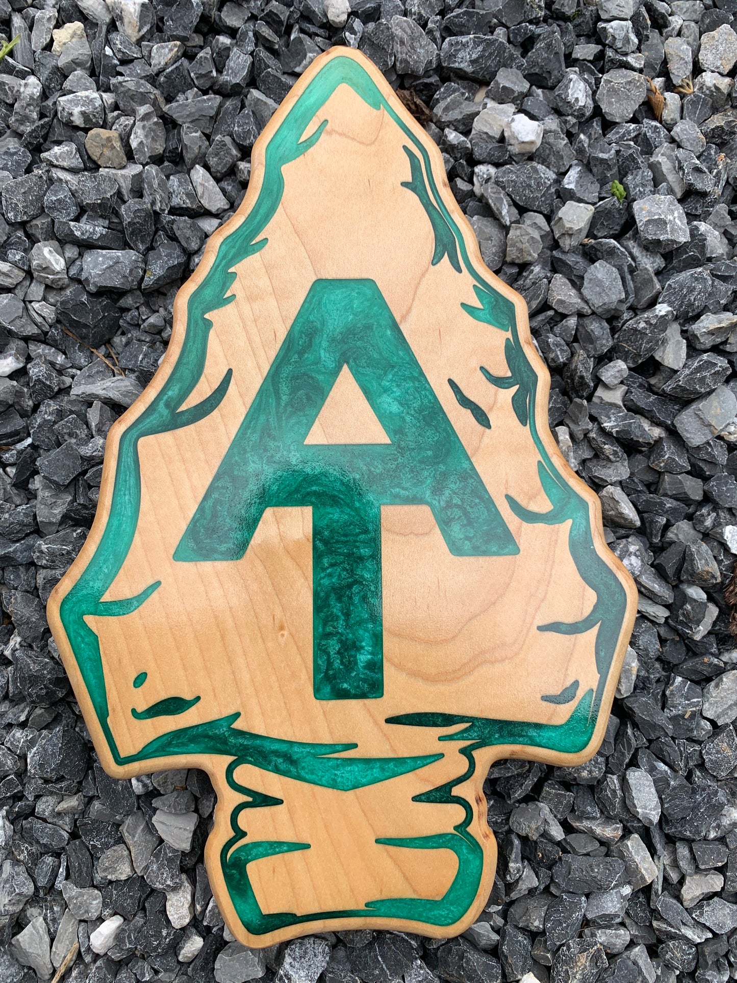 Posters, Prints, & Visual Artwork Appalachian Trail Arrow head - Thread & Resin