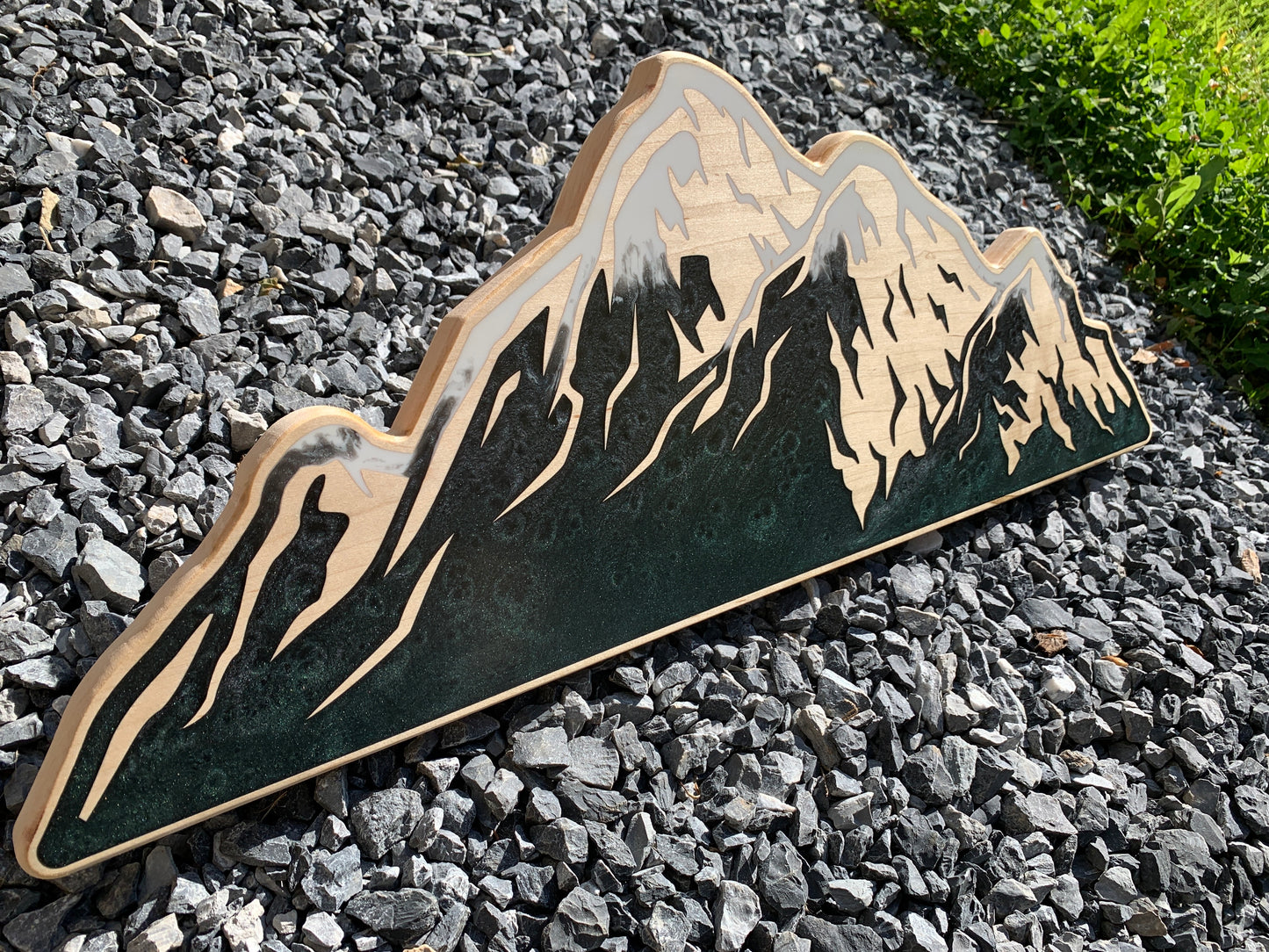 The Mountains - Thread & Resin