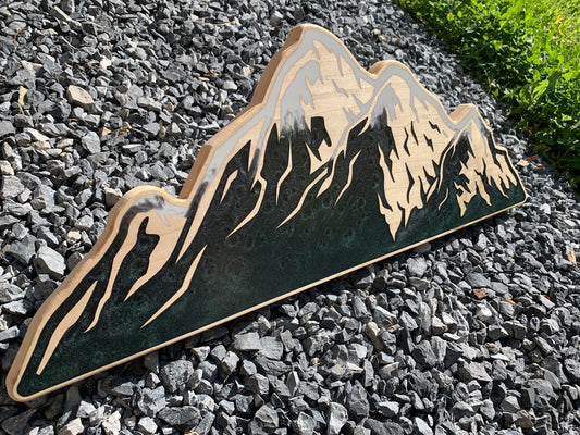 The Mountains - Thread & Resin