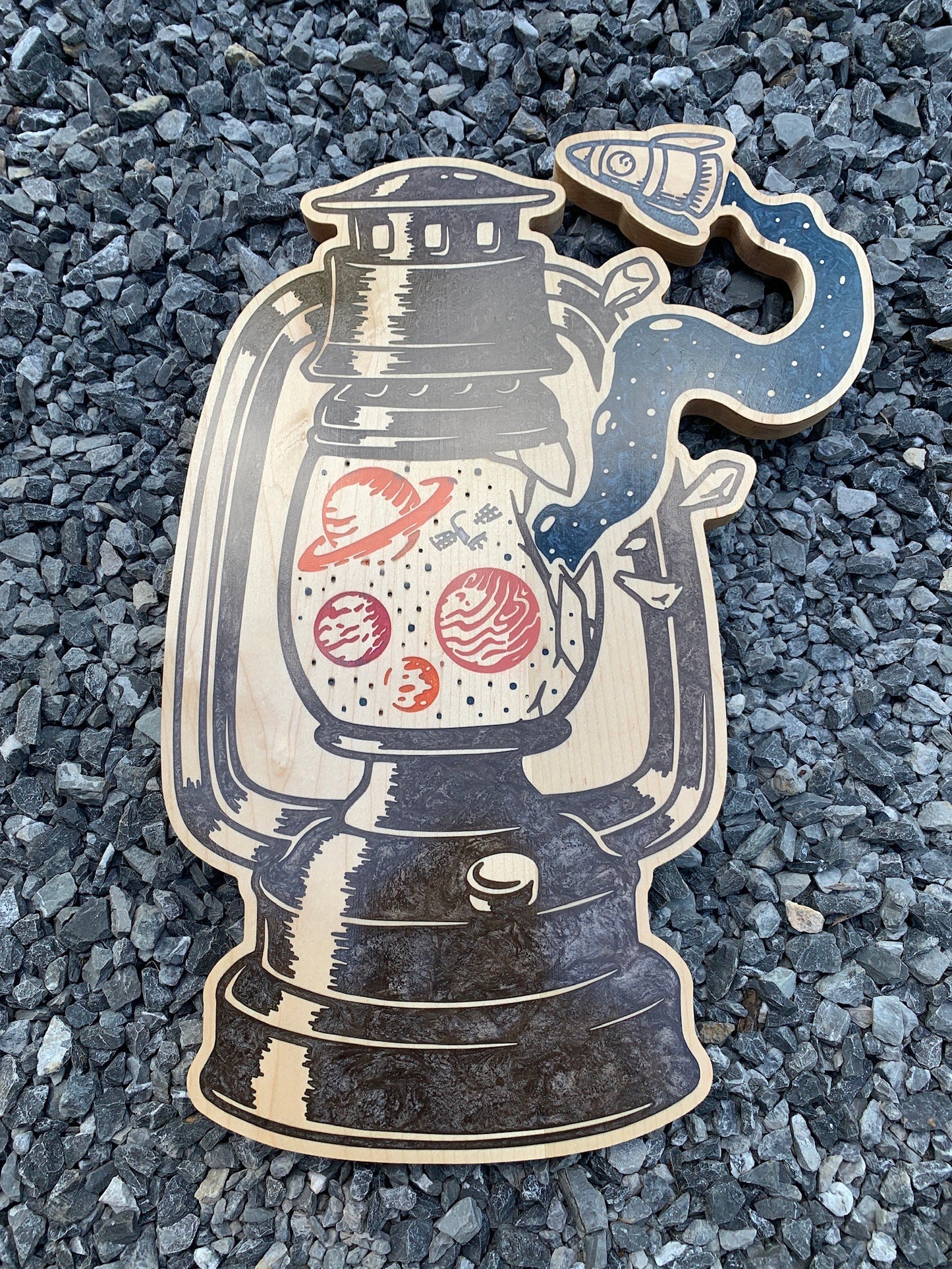 Posters, Prints, & Visual Artwork Lantern - Thread & Resin