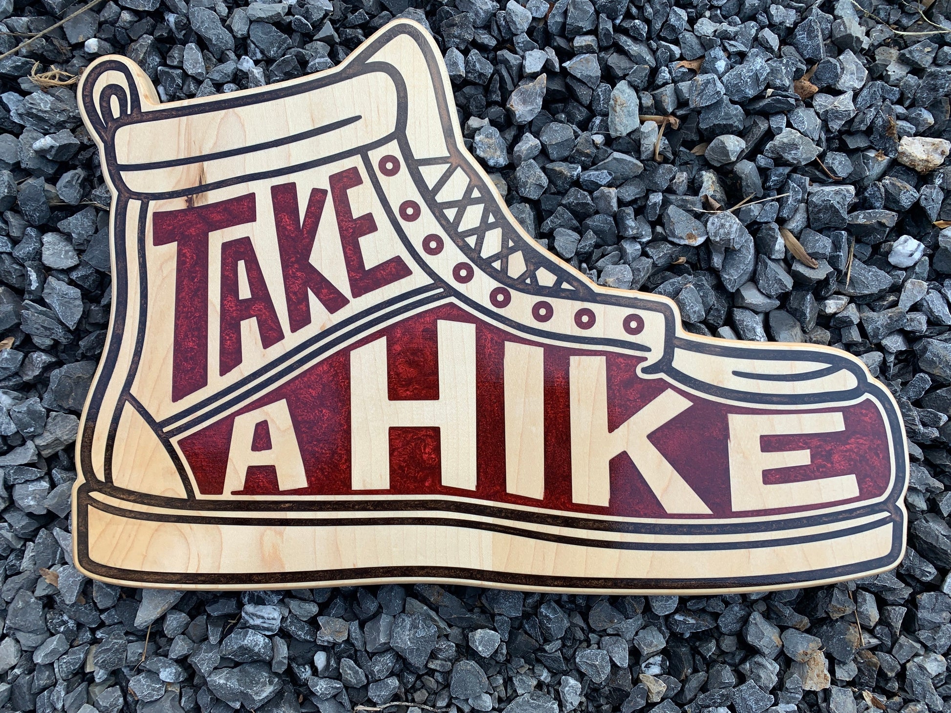 Posters, Prints, & Visual Artwork Take A Hike - Thread & Resin