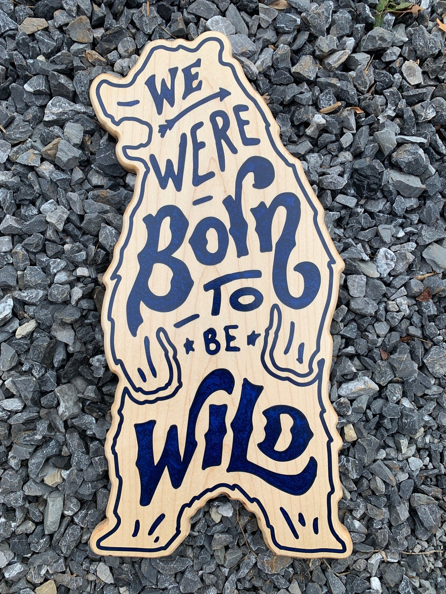 Born To Be Wild - Thread & Resin