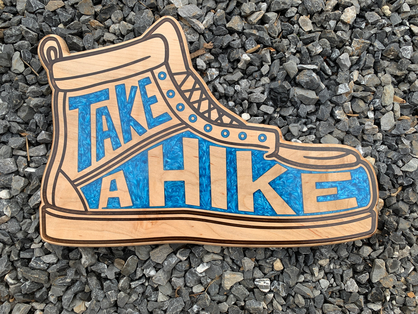 Posters, Prints, & Visual Artwork Take A Hike - Thread & Resin