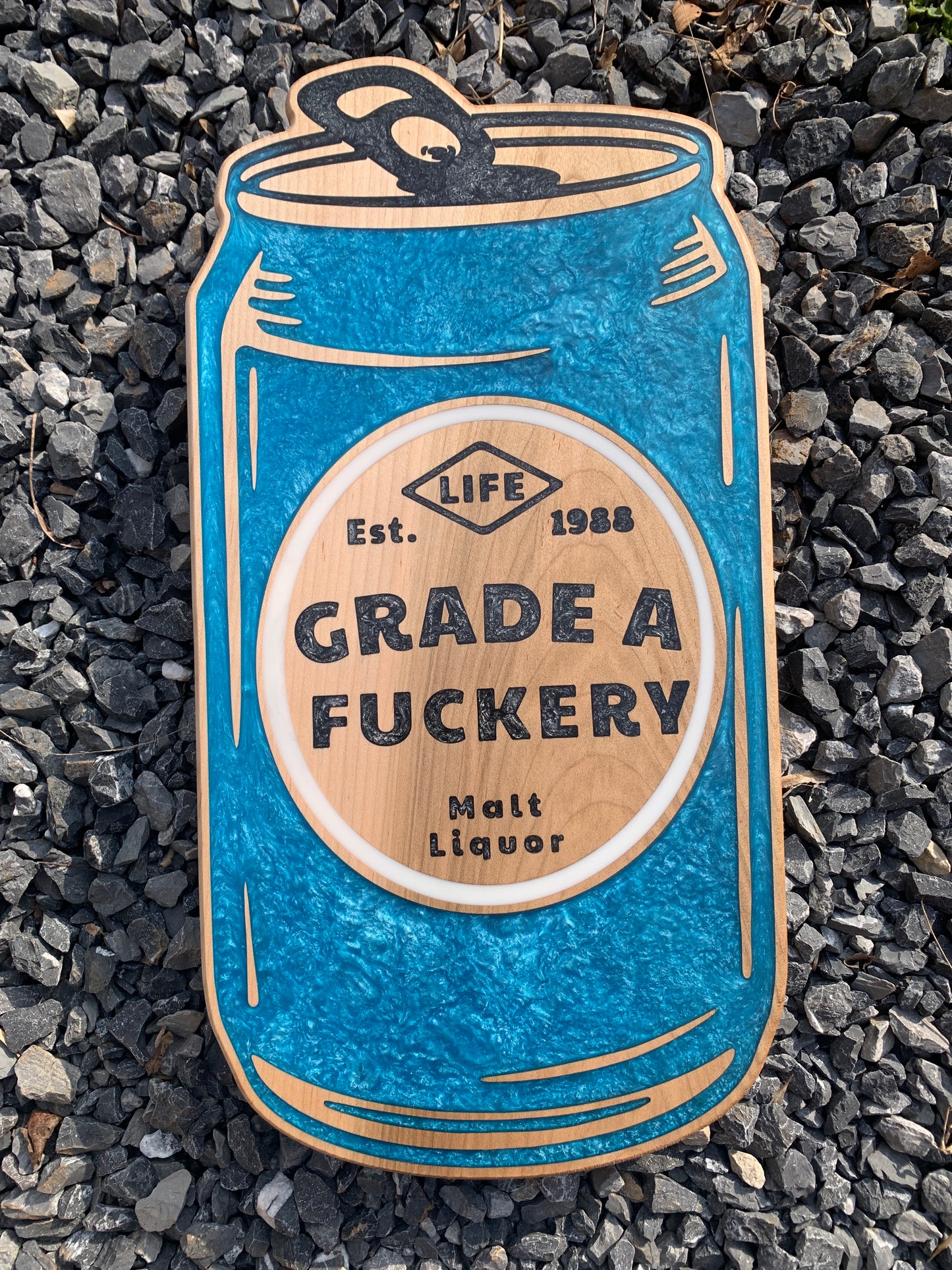 Posters, Prints, & Visual Artwork Grade A Fuckery - Thread & Resin