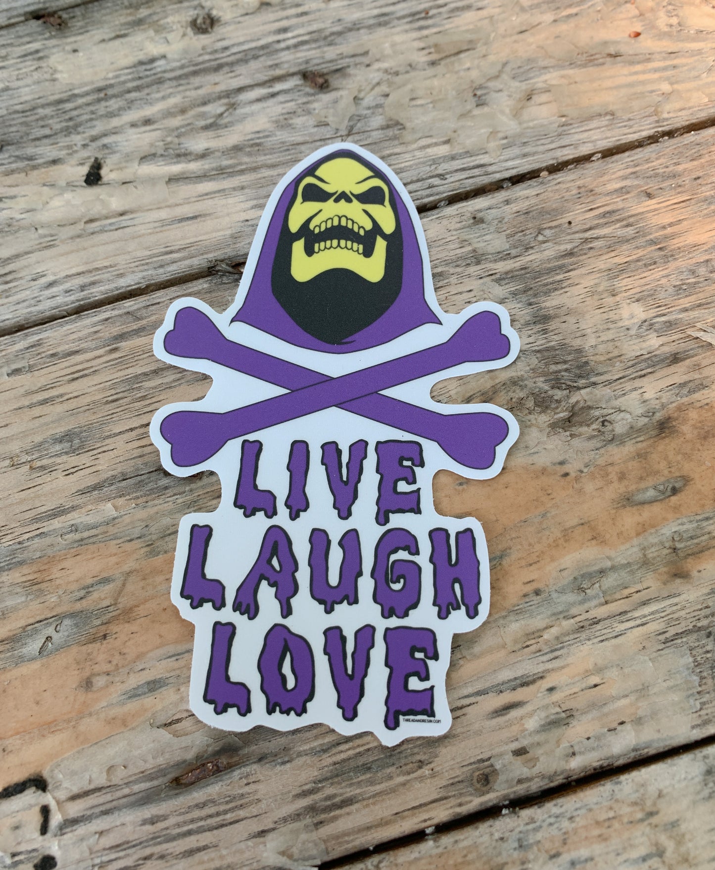 Decorative Stickers Skeletor - Thread & Resin