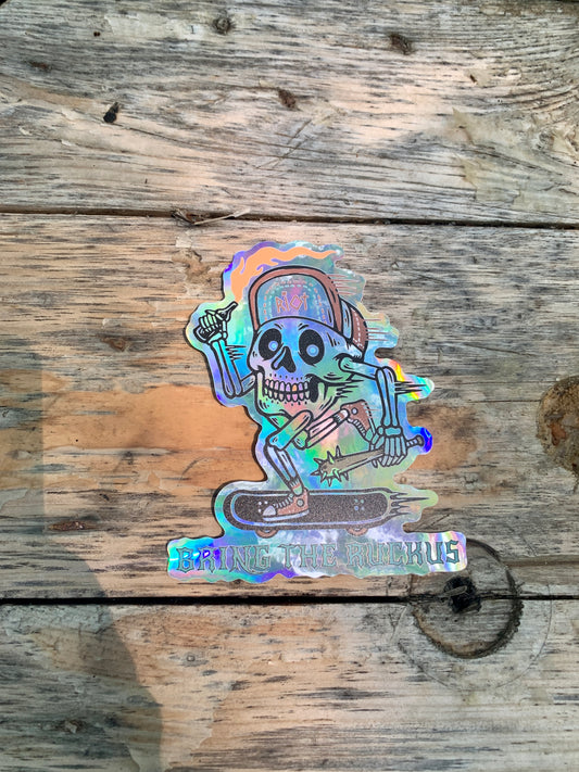 Decorative Stickers Bring the Ruckus sticker - Thread & Resin