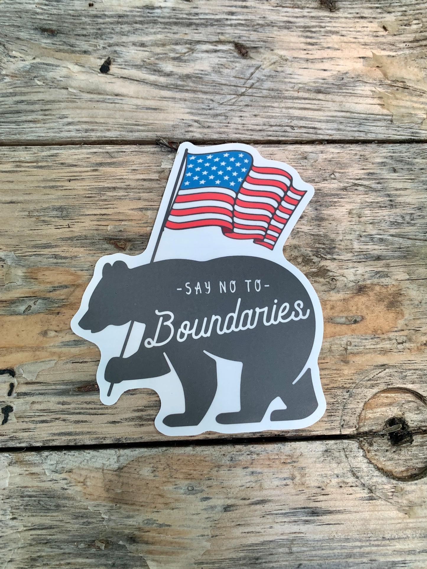 Posters, Prints, & Visual Artwork Boundaries sticker - Thread & Resin