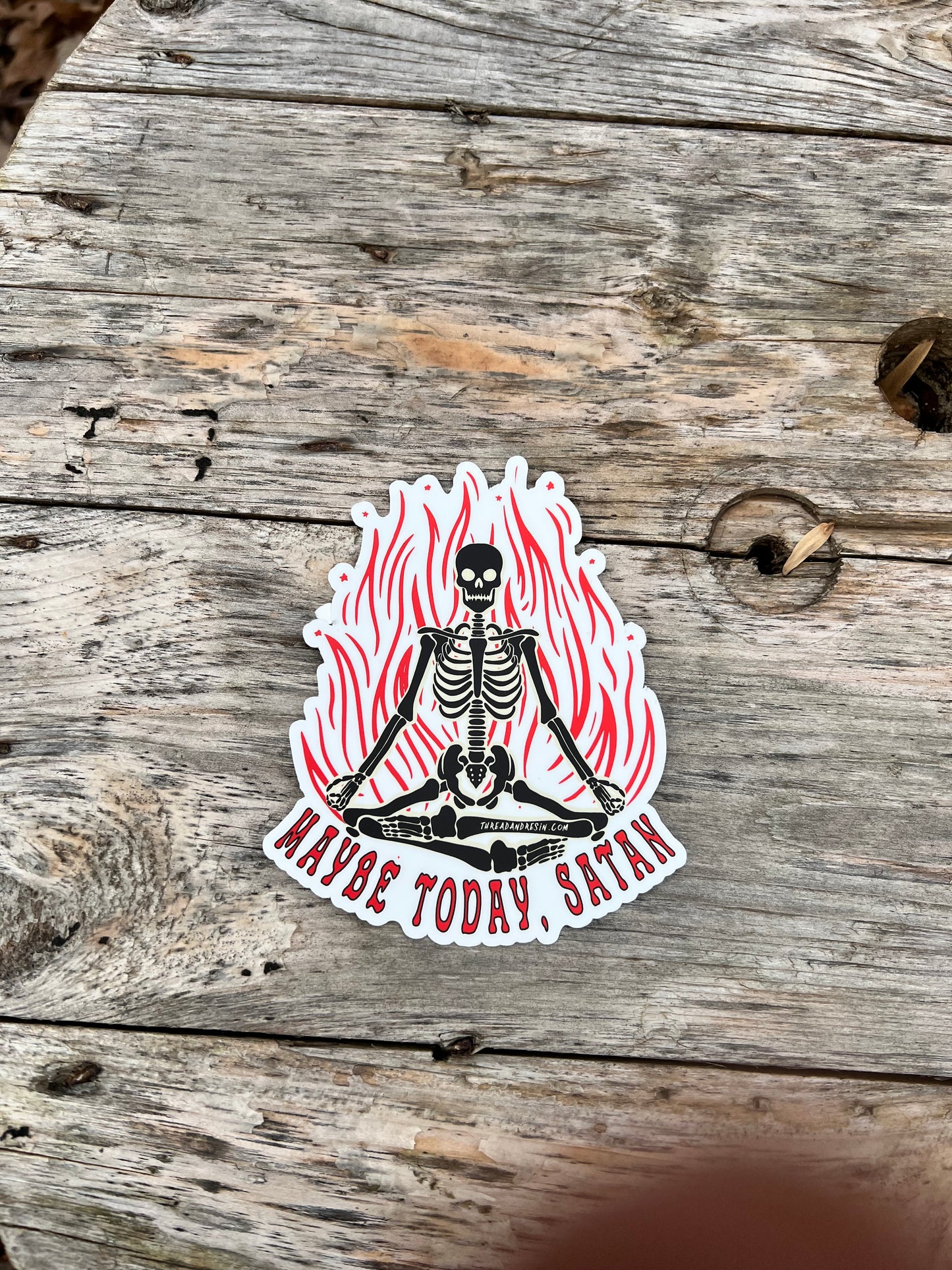 Maybe Today, Satan - Thread & Resin