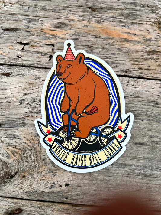 Circus Bear - Thread & Resin