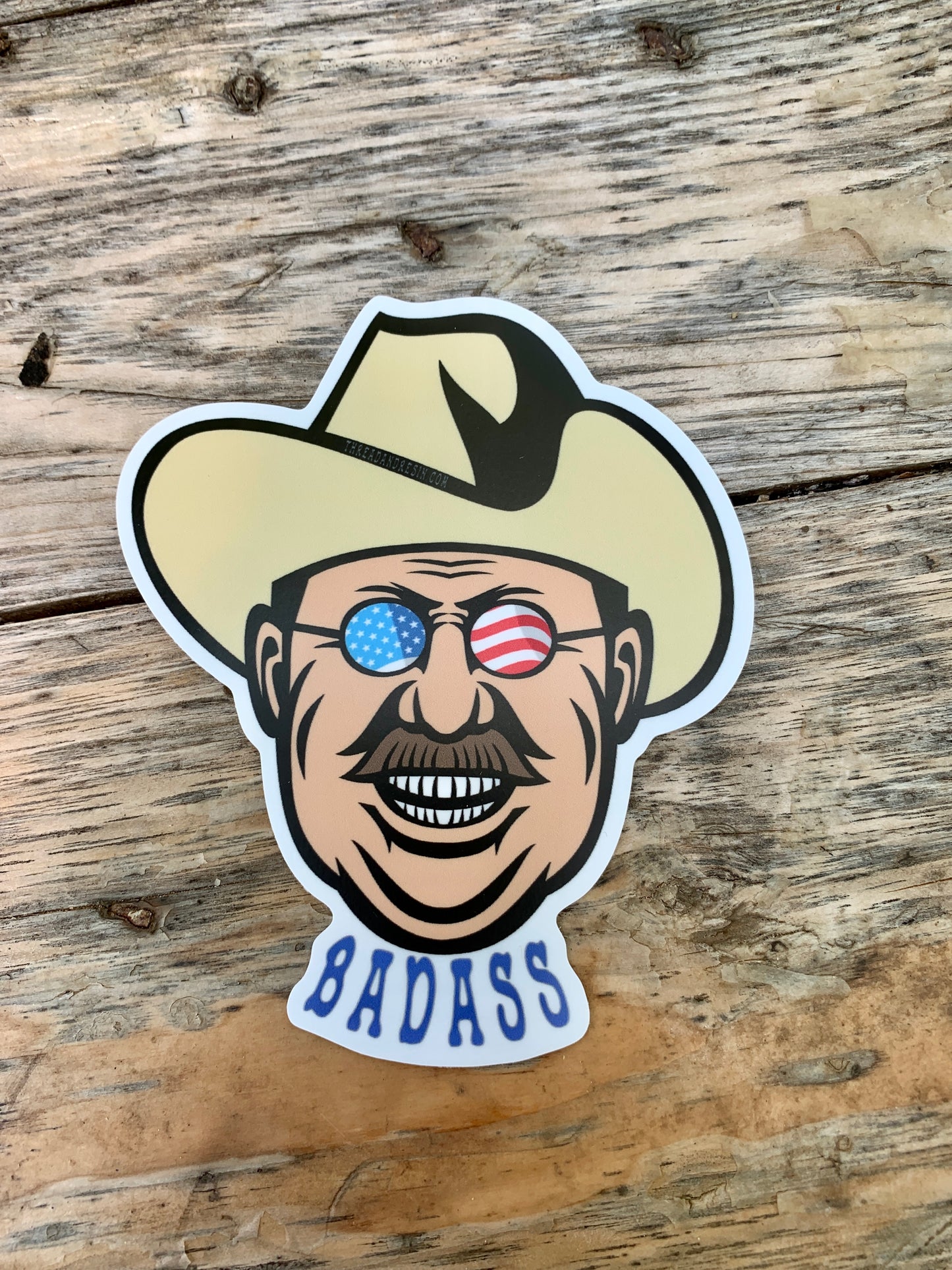 Posters, Prints, & Visual Artwork Teddy the Badass - Thread & Resin