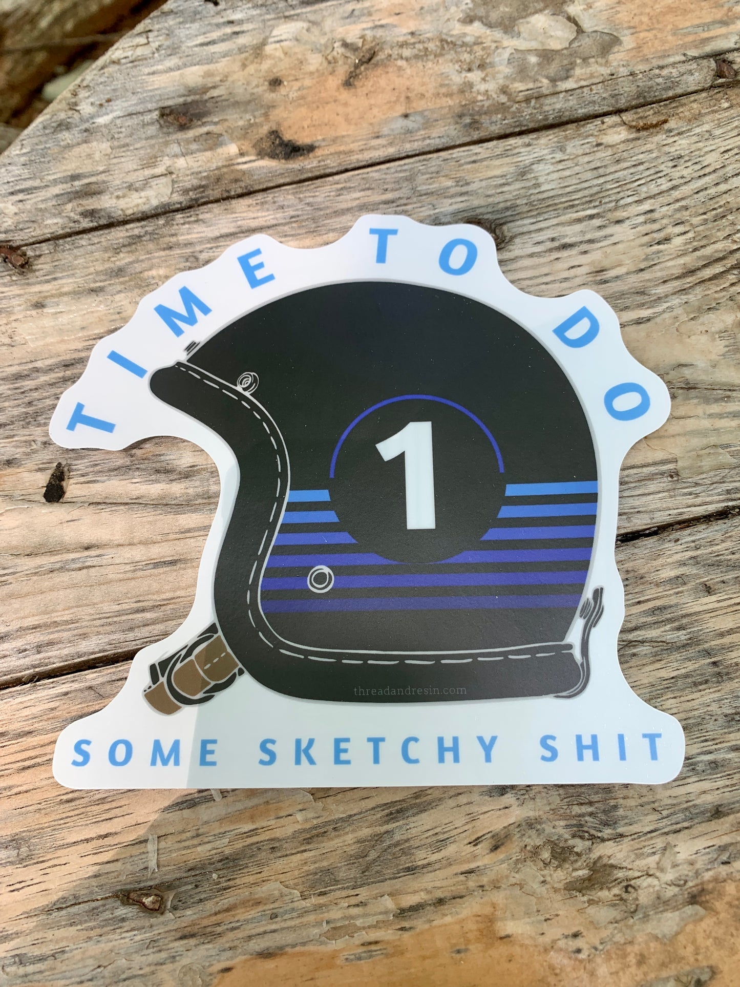 Posters, Prints, & Visual Artwork Sketchy Shit sticker - Thread & Resin