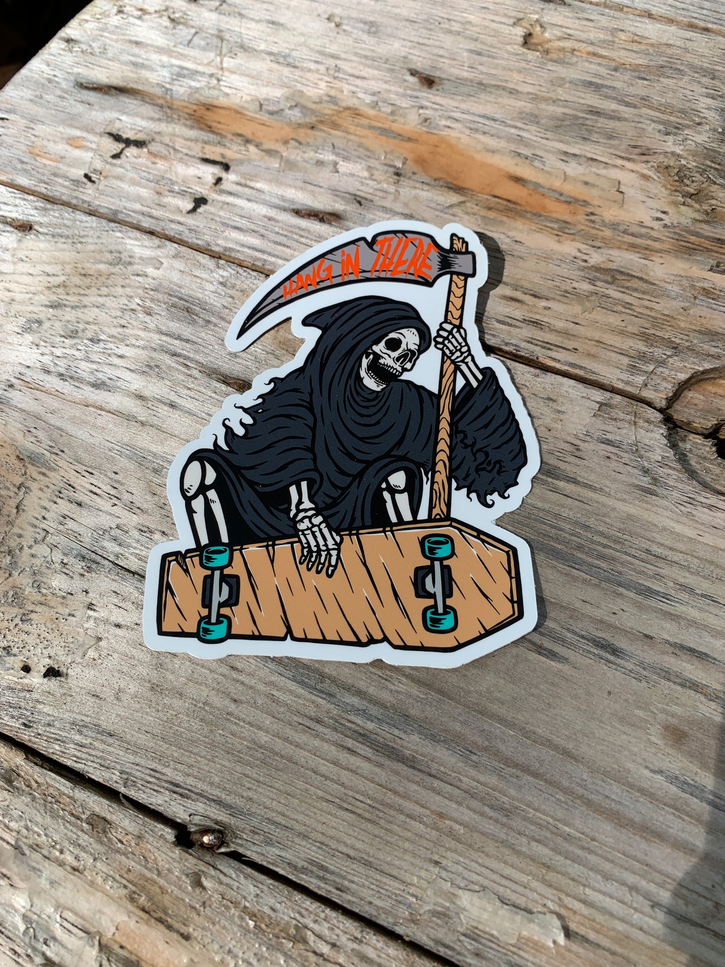 Hang in there - Thread & Resin