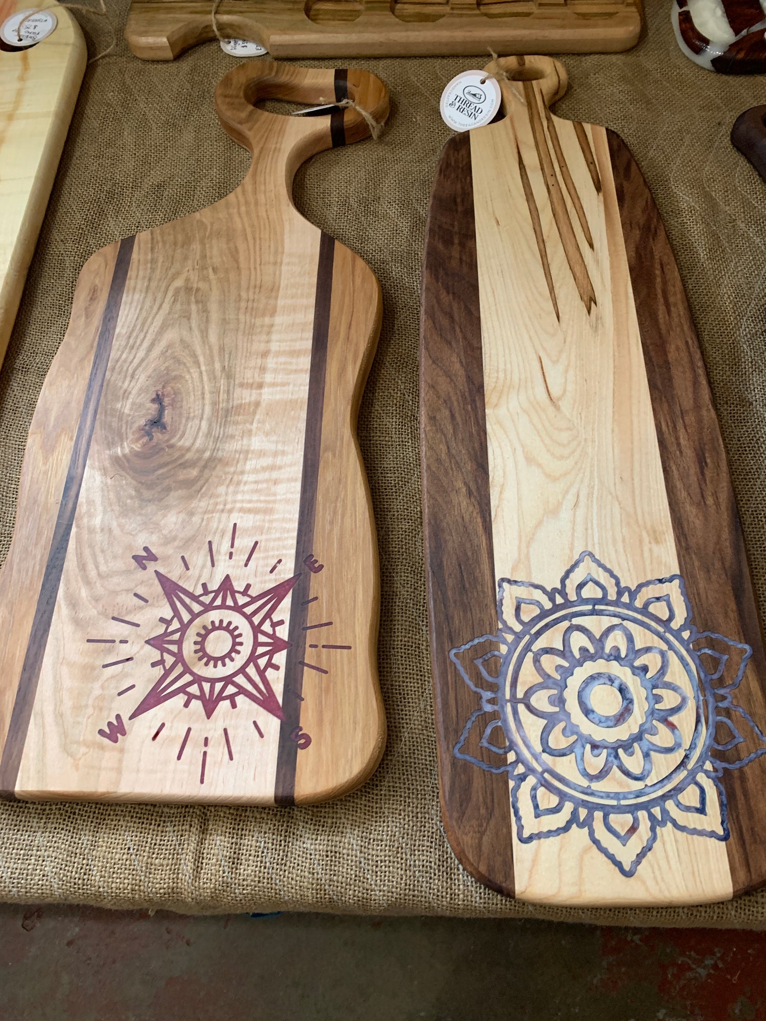 Serving boards and trays