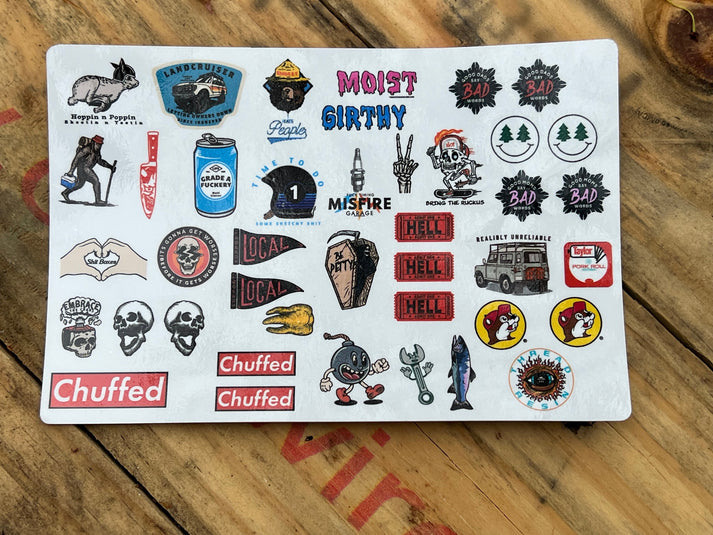 Rc sticker sheet – Thread & Resin