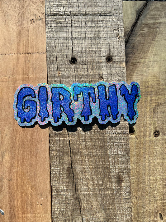 Girthy Sticker