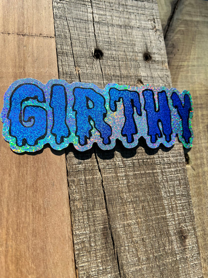 Girthy Sticker