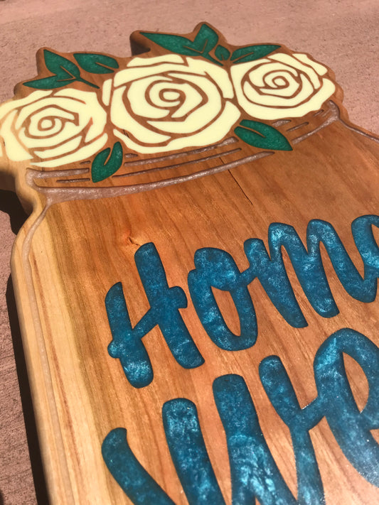 Home Sweet Home - Thread & Resin