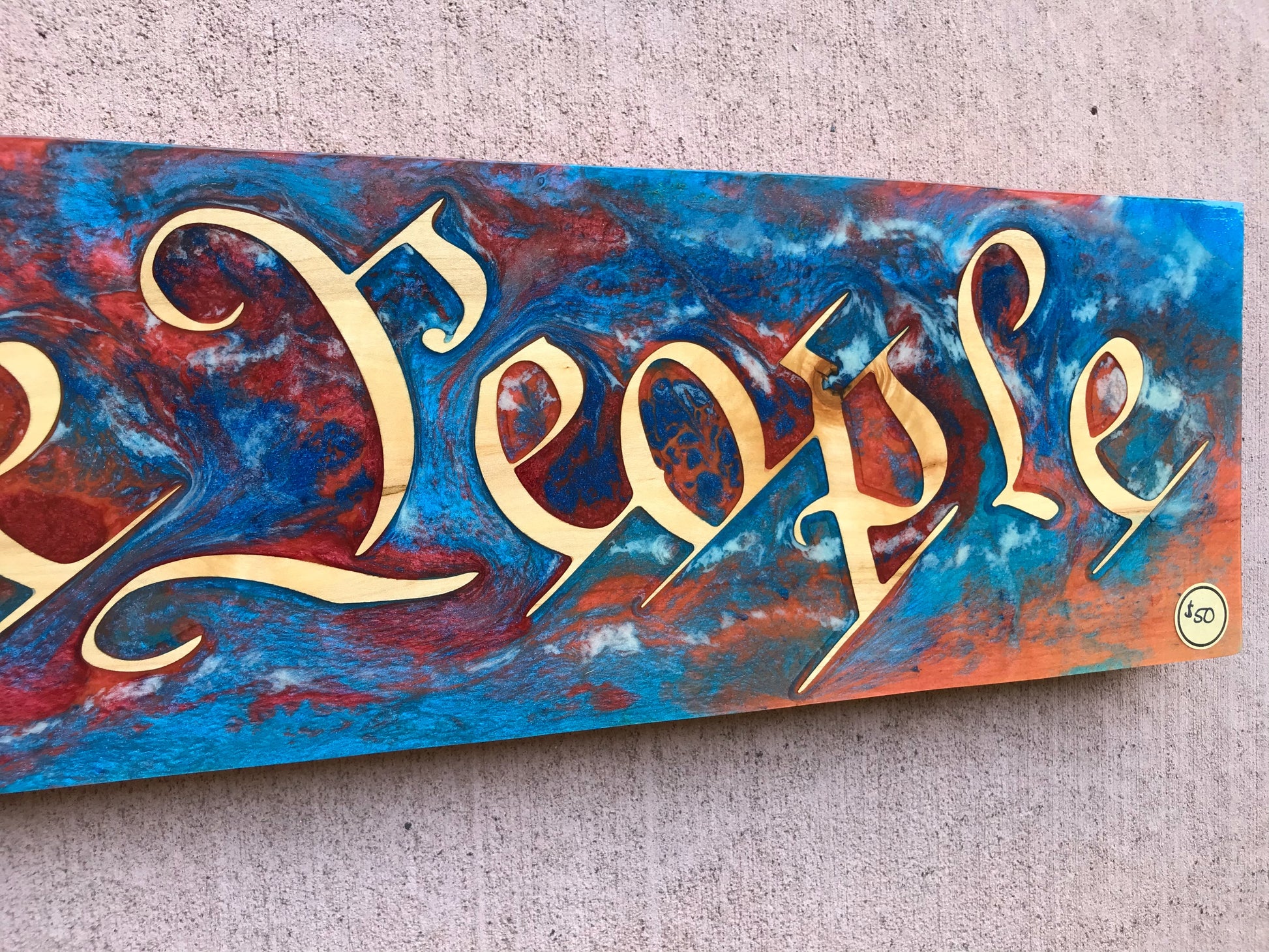 We the People - Thread & Resin