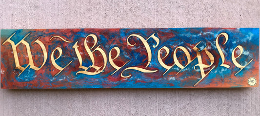 We the People - Thread & Resin