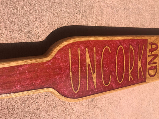 Uncork and Unwind - Thread & Resin