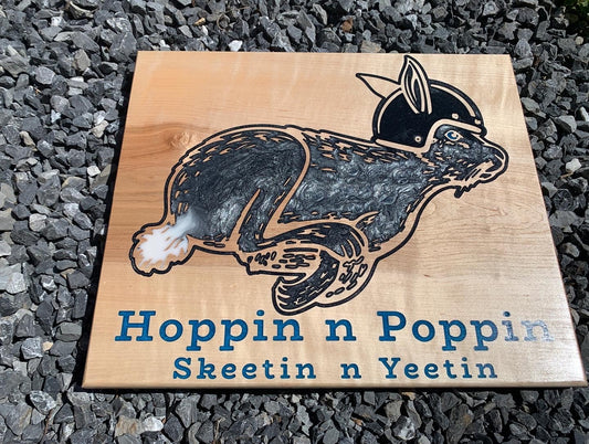 Posters, Prints, & Visual Artwork Hoppin n Poppin - Thread & Resin