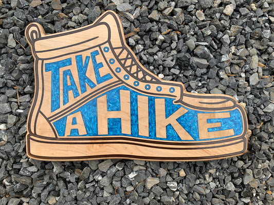 Posters, Prints, & Visual Artwork Take A Hike - Thread & Resin