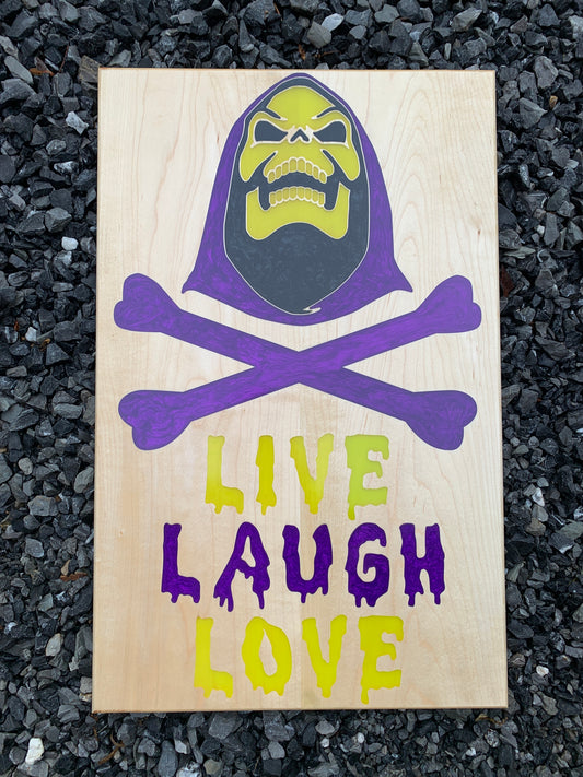 Posters, Prints, & Visual Artwork Live Laugh Love - Thread & Resin