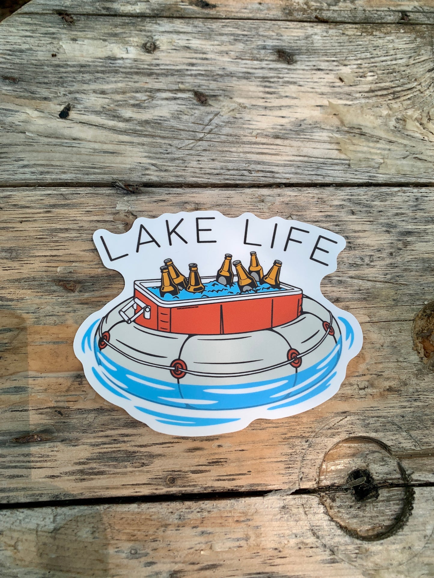 Decorative Stickers Lake life sticker - Thread & Resin