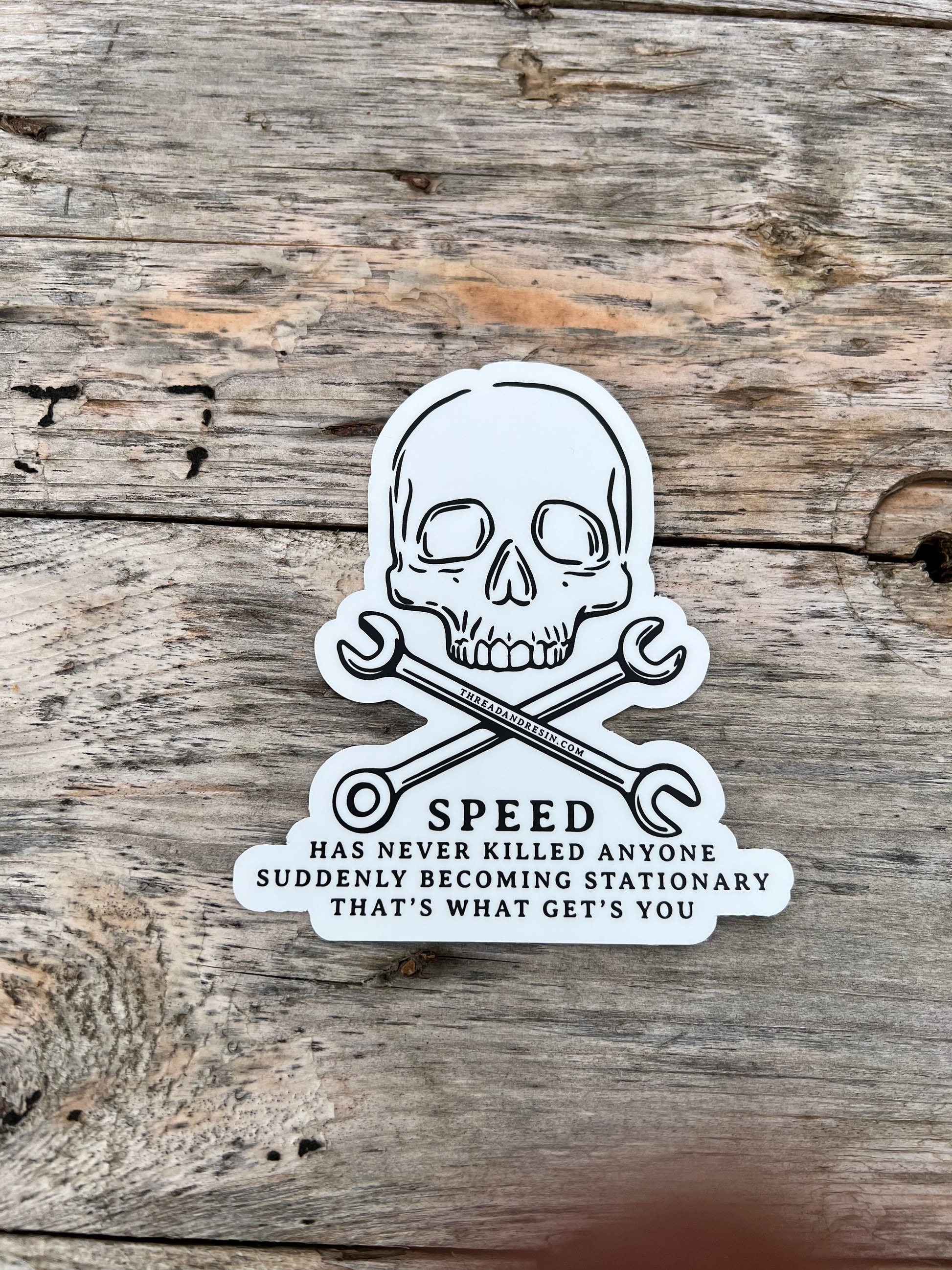 Speed Skull - Thread & Resin